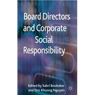 Board Directors and Corporate Social Responsibility