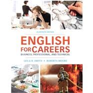 English for Careers Business, Professional and Technical