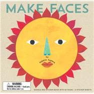 Make Faces Doodle and Sticker Book with 52 Faces + 6 Sticker Sheets