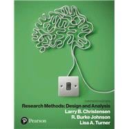 Research Methods, Design, and Analysis [Rental Edition]