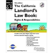 The California Landlord's Law Book:: Rights and Responsibilities