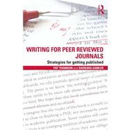 Writing for Peer Reviewed Journals: Strategies for getting published
