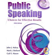 Public Speaking: Choices For Effective Results