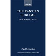 The Kantian Sublime From Morality to Art