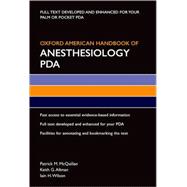 Oxford American Handbook of Anesthesiology PDA