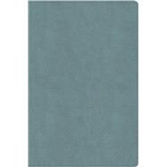 CSB Giant Print Single-Column Bible, Earthen Teal SuedeSoft LeatherTouch