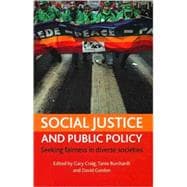 Social Justice and Public Policy