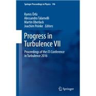 Progress in Turbulence VII