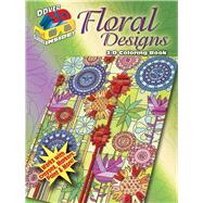 3-D Coloring Book--Floral Designs
