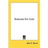 Sermons for Lent