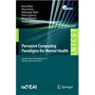 Pervasive Computing Paradigms for Mental Health