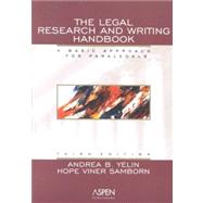 The Legal Research and Writing Handbook