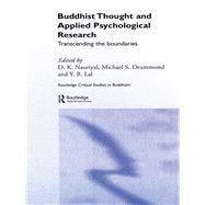 Buddhist Thought and Applied Psychological Research: Transcending the Boundaries