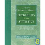 Probability and Statistics for Engineering and Science Student Solution Manual
