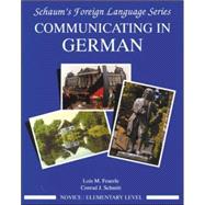 Communicating In German, (Novice Level)