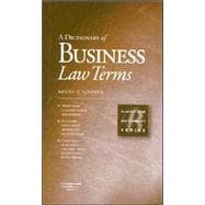 A Handbook of Business Law Terms