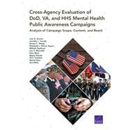 Cross-Agency Evaluation of DOD, VA, and HHS Mental Health Public Awareness Campaigns