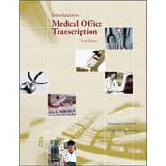 Introduction to Medical Office Transcription Package w/ Audio Transcription CD