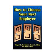 How to Choose Your Next Employer