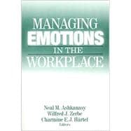 Managing Emotions in the Workplace