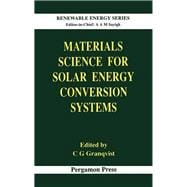Materials Science for Solar Energy Conversion Systems