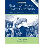 Health and Mental Health Care Policy
