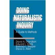 Doing Naturalistic Inquiry