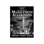 Introduction to Management Accounting: Study Guide