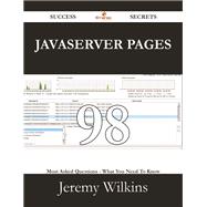 Javaserver Pages: 98 Most Asked Questions on Javaserver Pages - What You Need to Know