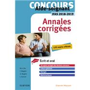 Concours Aide-soignant - Annales corrigées - IFAS 2018/2019