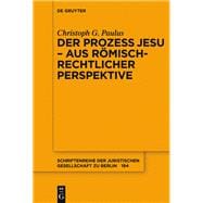 Der Prozess Jesu