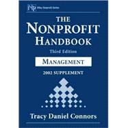 The Nonprofit Handbook, 2002 Supplement Management