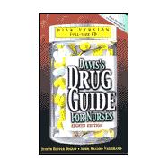 Davis's Drug Guide for Nurses with Disk,9780803609389 Davis's Drug Guide for Nurses with Disk,9780803609389