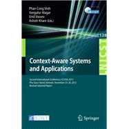 Context-aware Systems and Applications