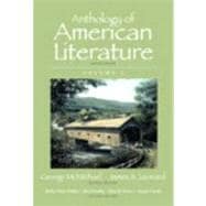 Anthology of American Literature, Volume I