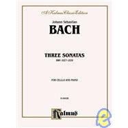 Three Sonatas for Cello and Piano, Bwv 1027-1029