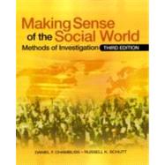 Making Sense of the Social World : Methods of Investigation