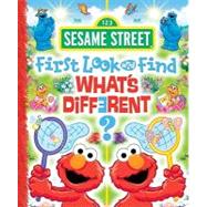 First Look Find What's Different Sesame Street