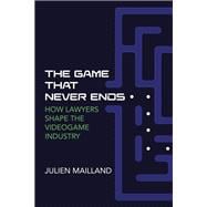 The Game That Never Ends How Lawyers Shape the Videogame Industry book cover, ISBN 9780262549394