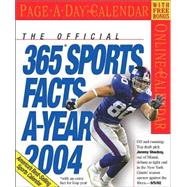 365 Sports Facts-A-Year 2004 Calendar