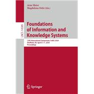 Foundations of Information and Knowledge Systems