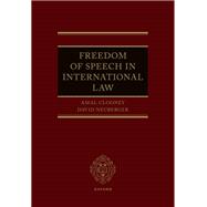 Freedom of Speech in International Law