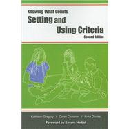 Setting and Using Criteria