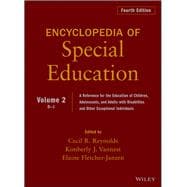 Encyclopedia of Special Education, Volume 2 A Reference for the Education of Children, Adolescents, and Adults Disabilities and Other Exceptional Individuals