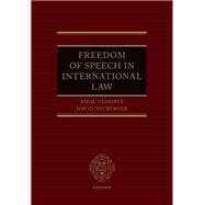 Freedom of Speech in International Law