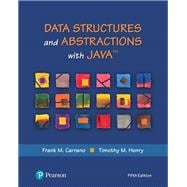 Data Structures and Abstractions with Java [RENTAL EDITION]