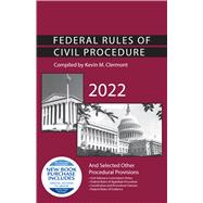 Federal Rules of Civil Procedure and Selected Other Procedural Provisions, 2022(Selected Statutes)
