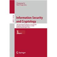 Information Security and Cryptology