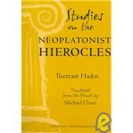 Studies On The Neoplatonist Hierocles
