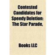 Contested Candidates for Speedy Deletion : Soldier Support Institute, Mathew New, the Star Parade, the Ubuntu Manual, Andrey Ternovskiy, Clapf